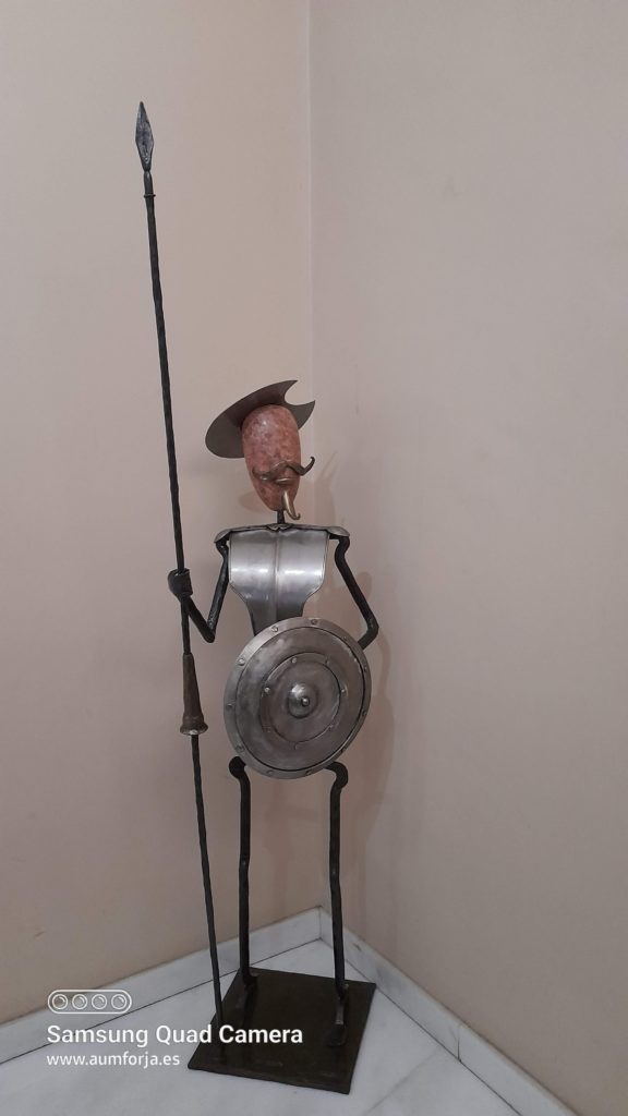 escultura don quijote de forja